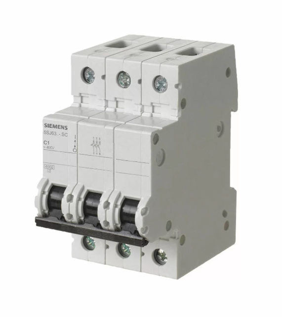 Автоматичен прекъсвач Siemens 5SJ63N 3P 20A C 6kA
